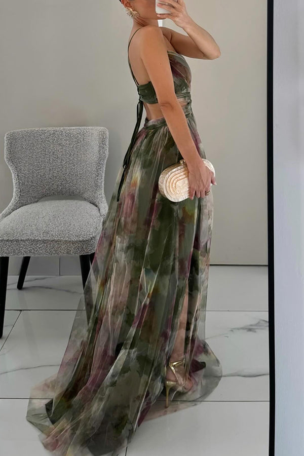 Giselle | Maxi vestido con estampado floral