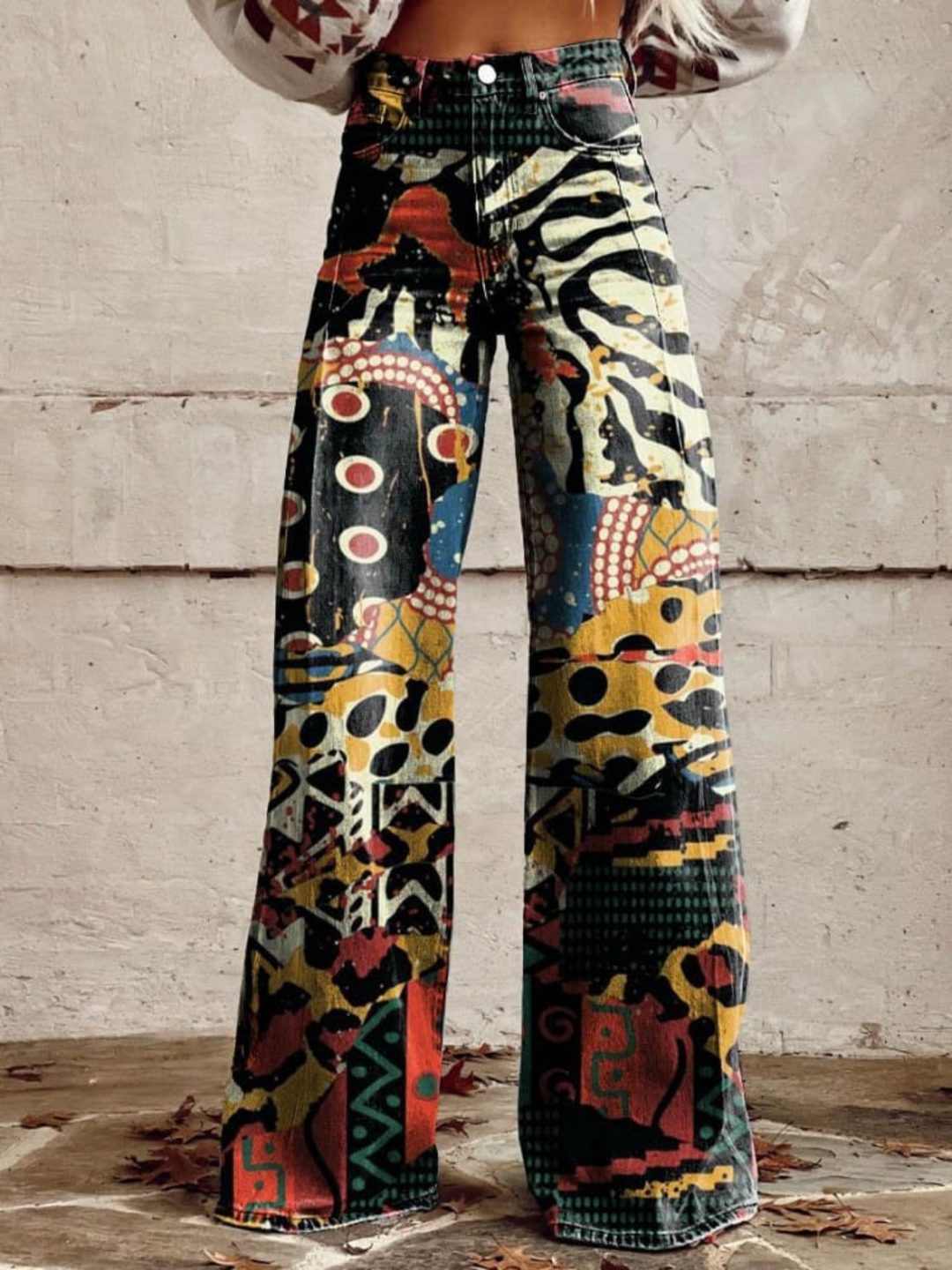 Pantalones Amplios Elegantes
