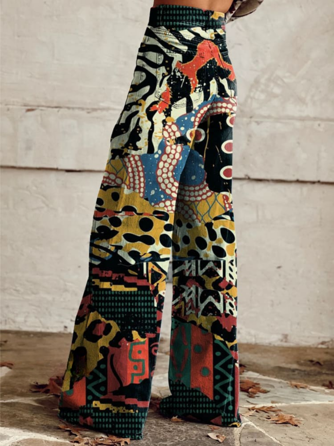 Pantalones Amplios Elegantes