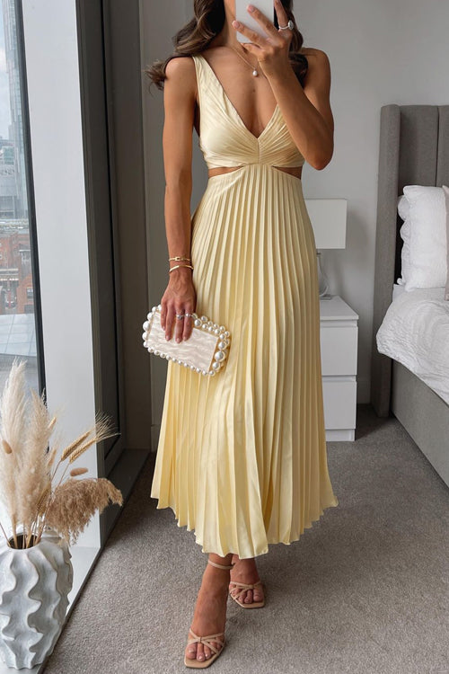 Vestido Plisado de Ocasión