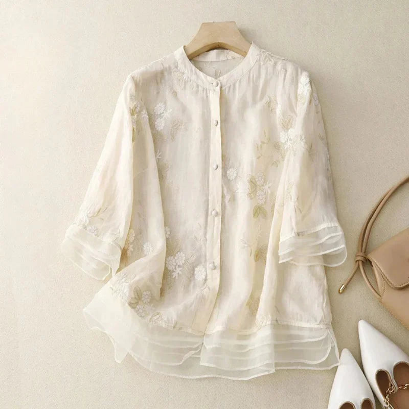 Mariella - Blusa Bordada
