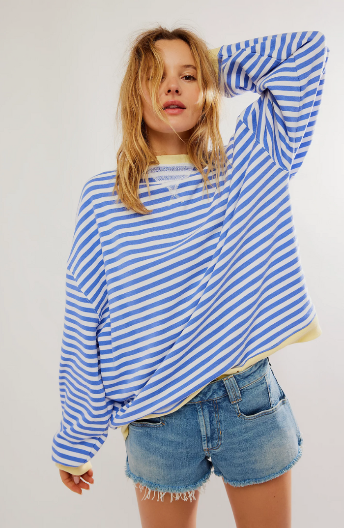 Dora | Suéter oversize de rayas con carácter