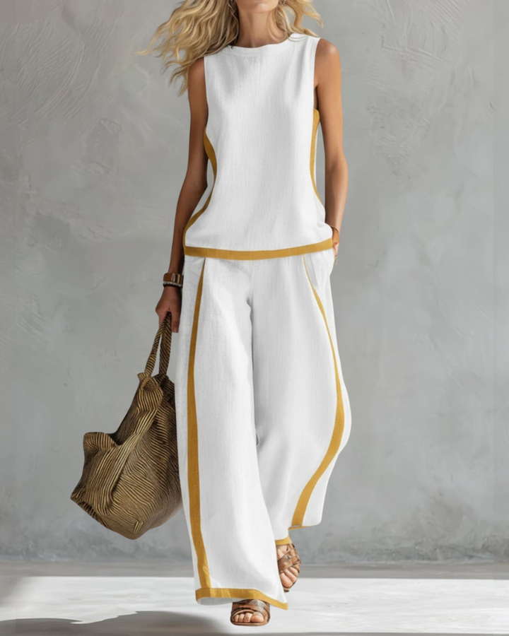 Leila · Conjunto elegante de dos piezas