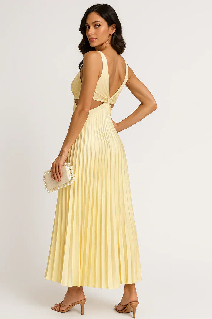 Vestido Plisado de Ocasión