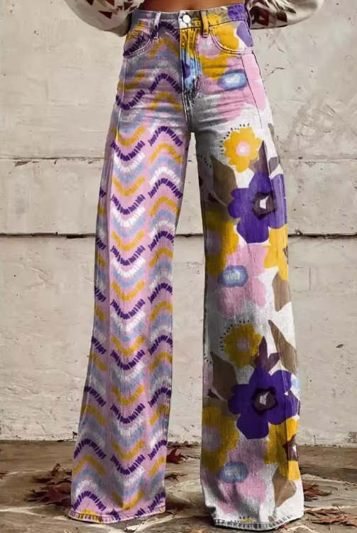 Pantalones Boho Florales