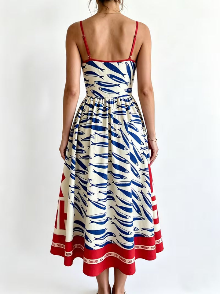 Abélia | Vestido midi con estampado