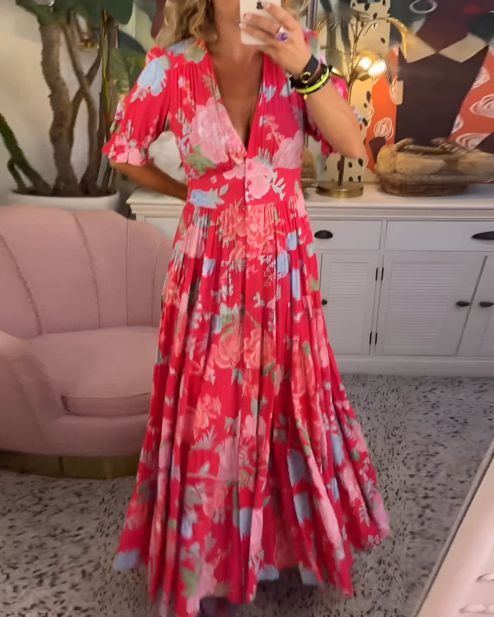Carine - Elegante Vestido Floral