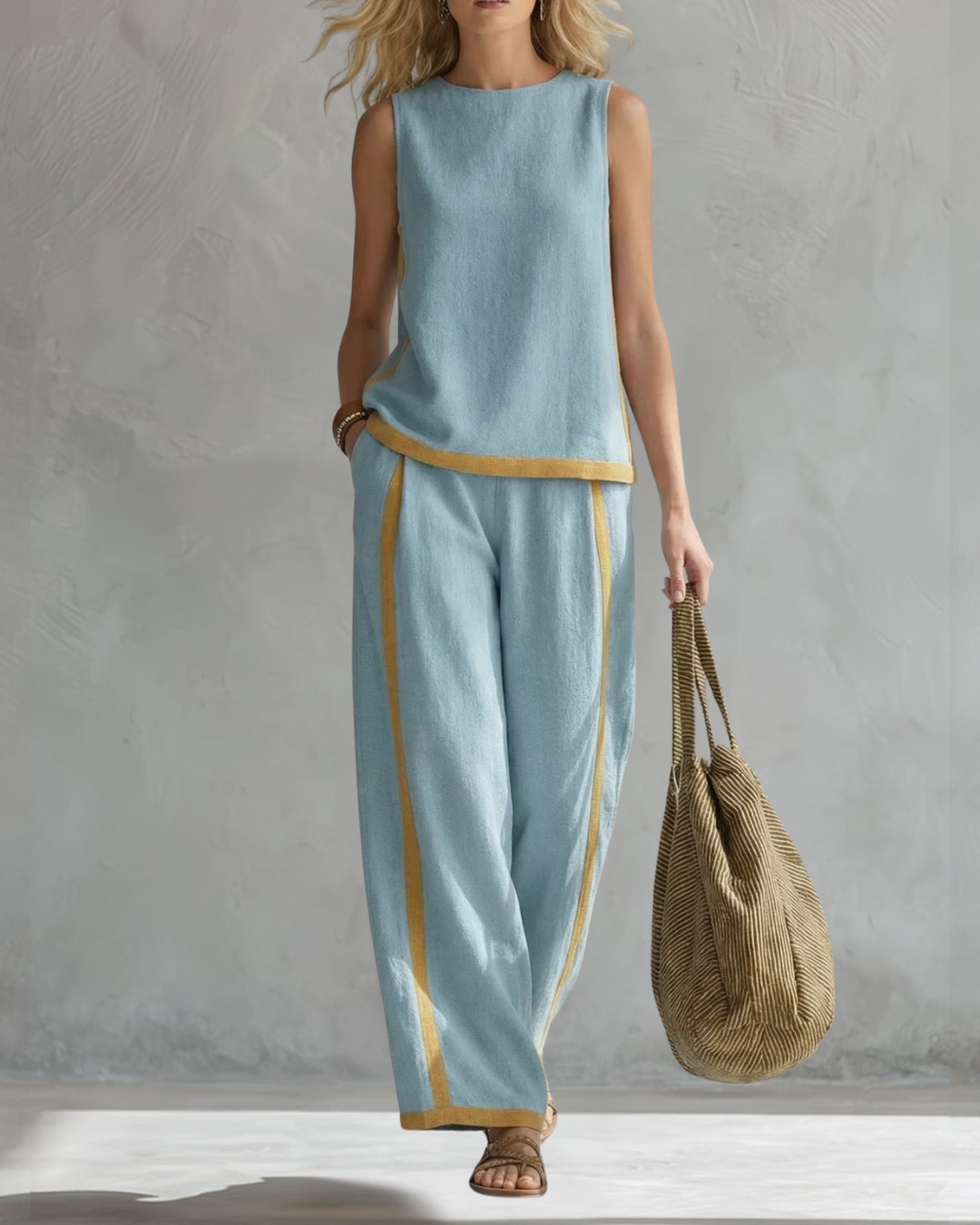 Leila · Conjunto elegante de dos piezas