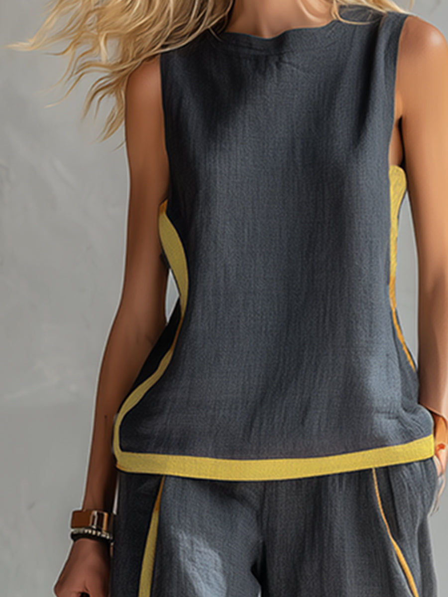 Leila · Conjunto elegante de dos piezas