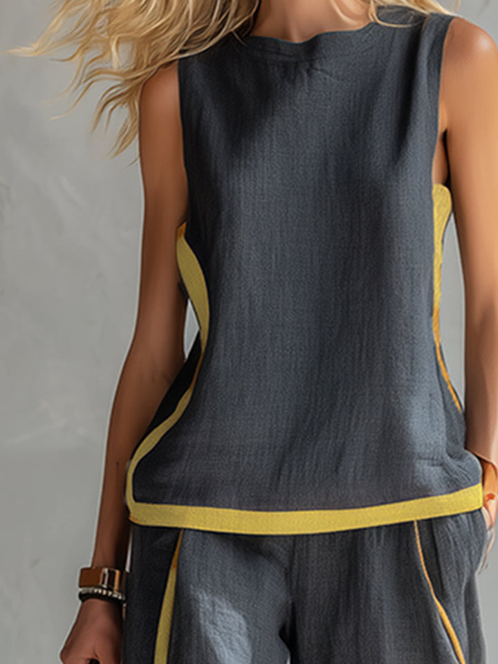 Leila · Conjunto elegante de dos piezas