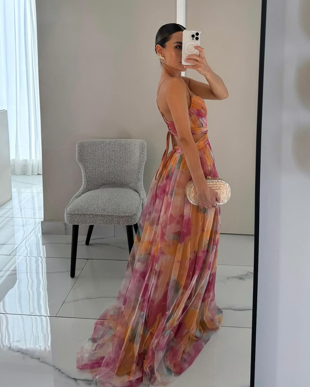 Giselle | Maxi vestido con estampado floral
