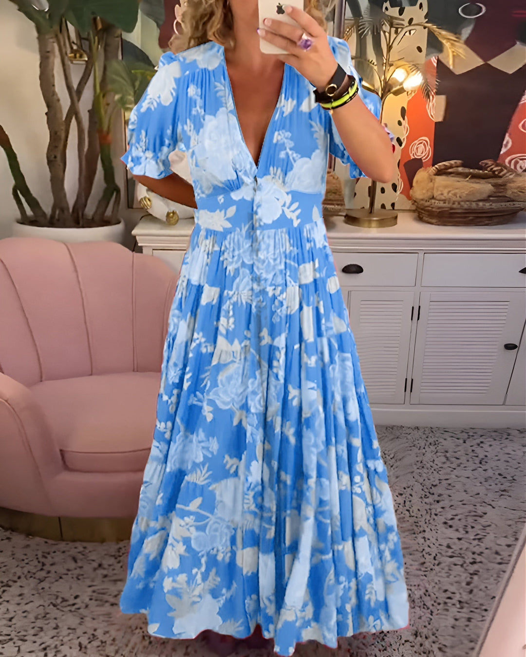 Carine - Elegante Vestido Floral