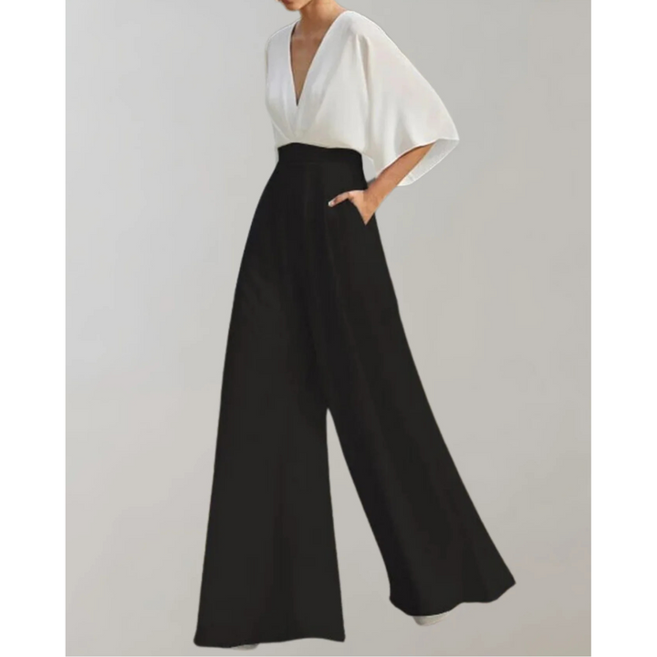 Celia | Mono de mujer con diseño ajustado y pernera ancha