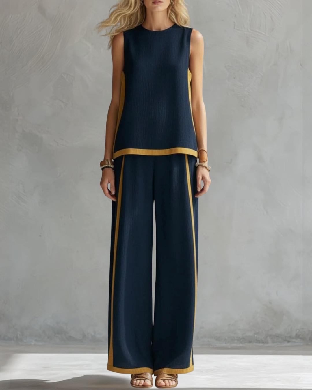Leila · Conjunto elegante de dos piezas
