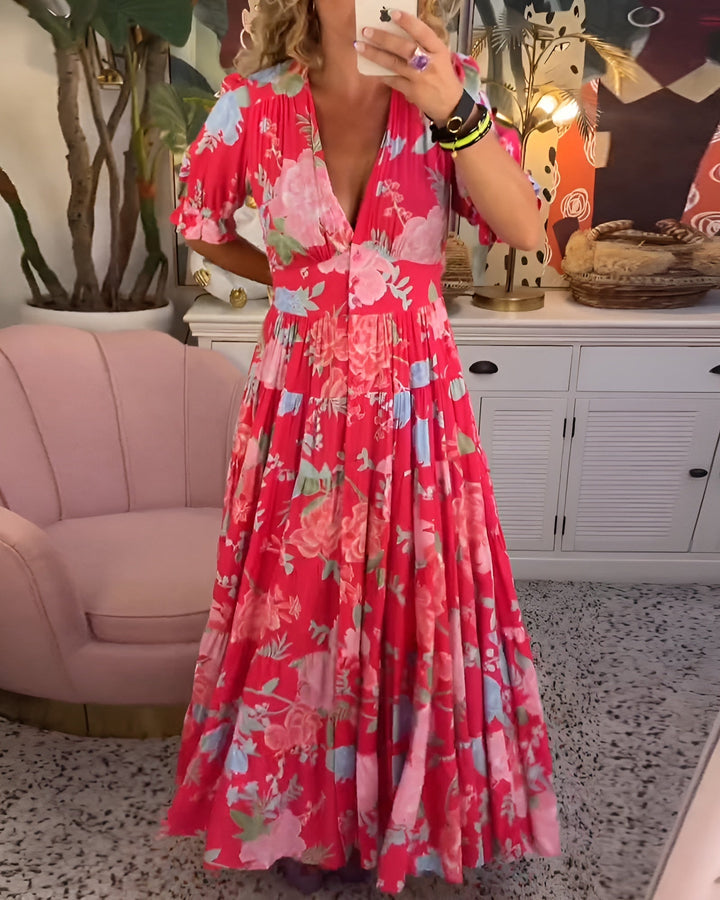 Carine - Elegante Vestido Floral