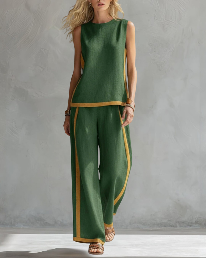 Leila · Conjunto elegante de dos piezas