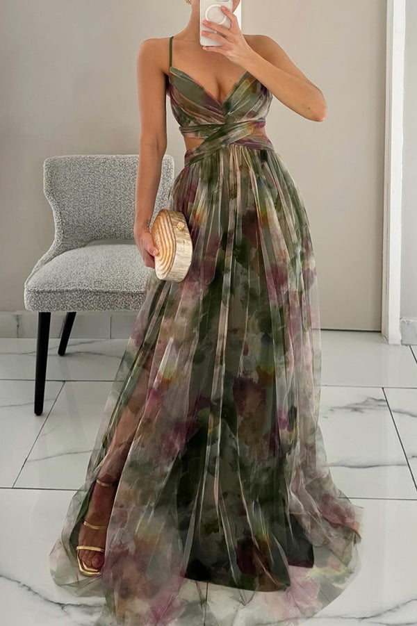 Giselle | Maxi vestido con estampado floral
