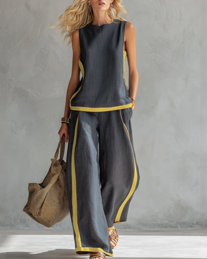 Leila · Conjunto elegante de dos piezas
