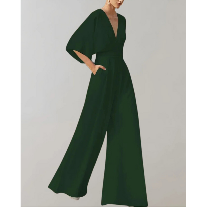 Celia | Mono de mujer con diseño ajustado y pernera ancha