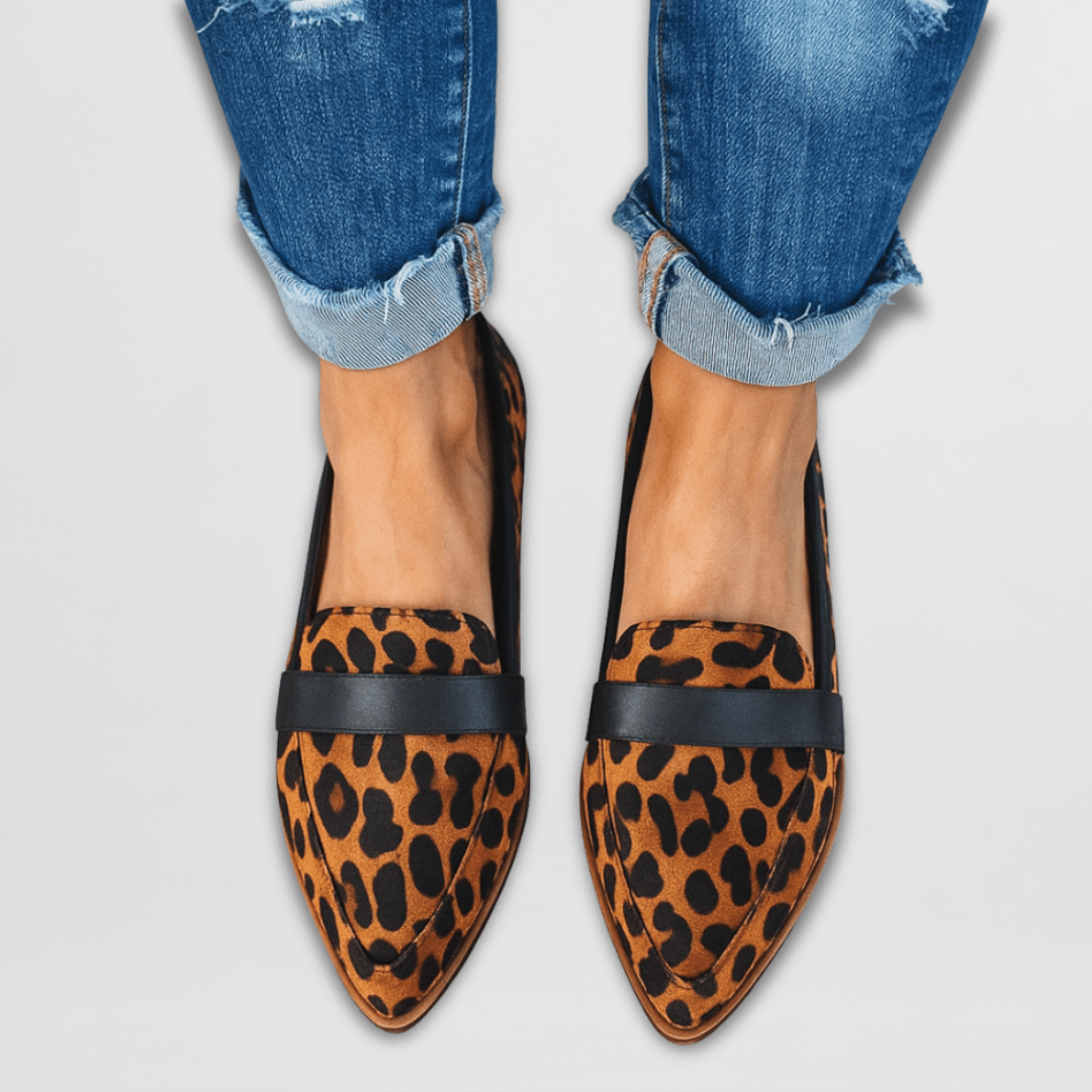Helen | Mocasines ortopédicos de piel de ante suave