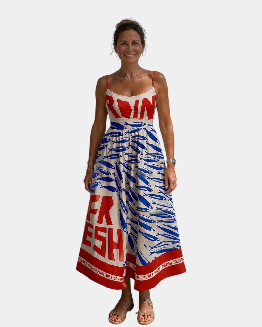 Abélia | Vestido midi con estampado