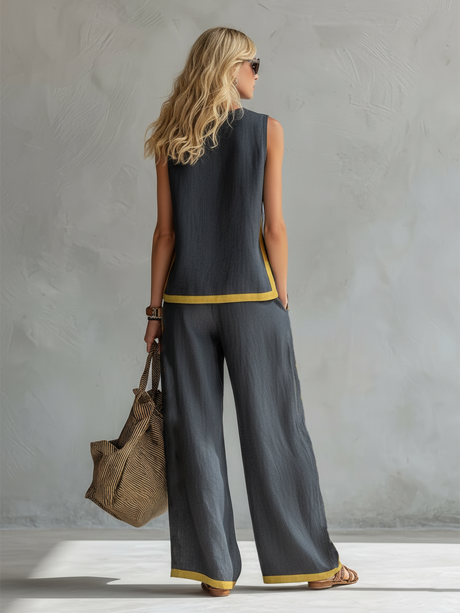 Leila · Conjunto elegante de dos piezas