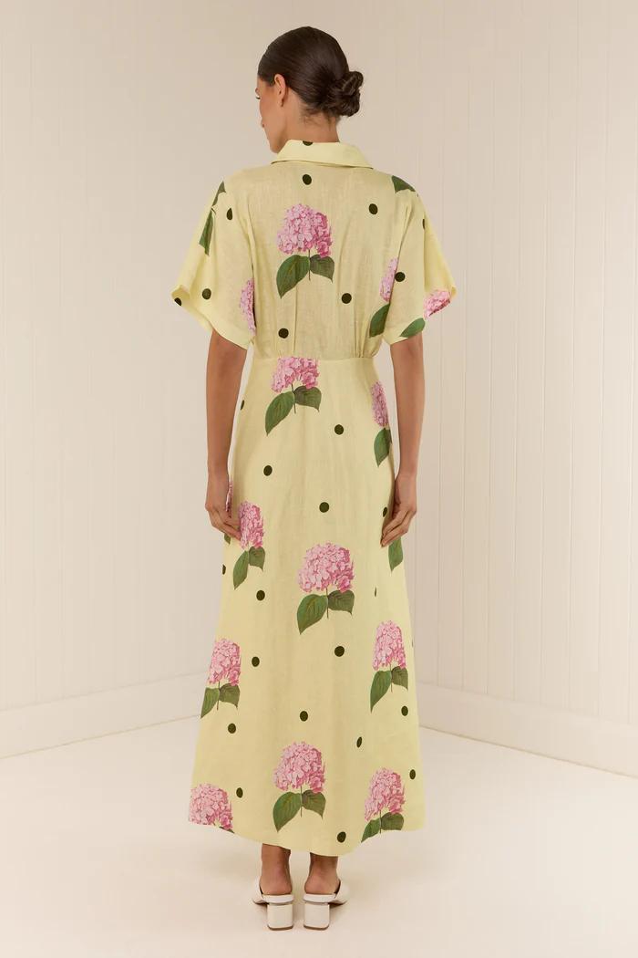 Jasmine™ | Vestido maxi floral con escote en V