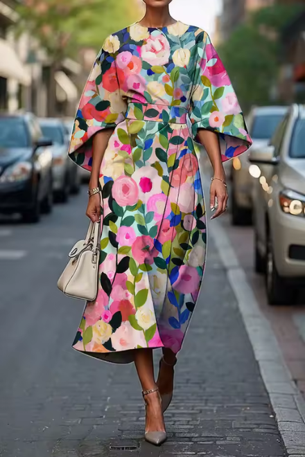 Vestido Floral Elegante