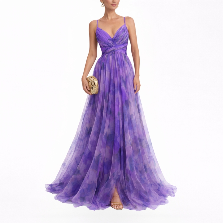 Giselle | Maxi vestido con estampado floral
