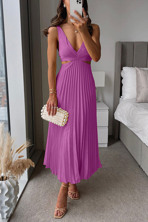 Vestido Plisado de Ocasión