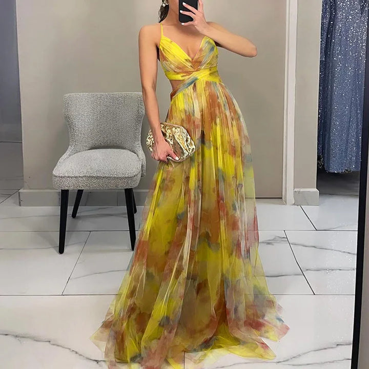 Giselle | Maxi vestido con estampado floral