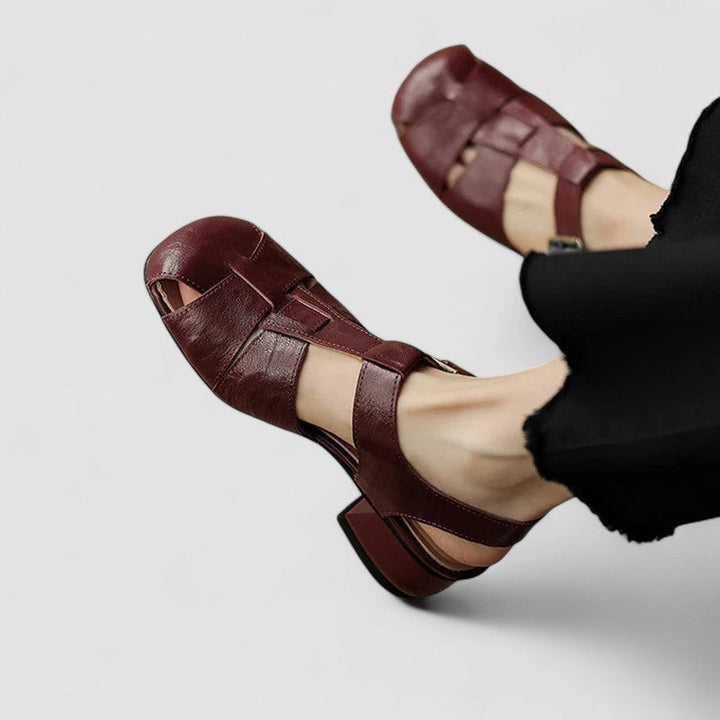 AMELIA™ | ZAPATOS MARY JANE ORTOPÉDICOS DE PIEL GENUINA