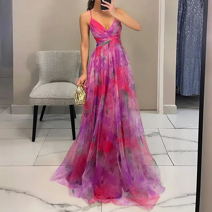 Giselle | Maxi vestido con estampado floral