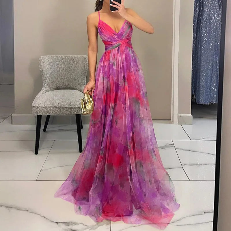 Giselle | Maxi vestido con estampado floral