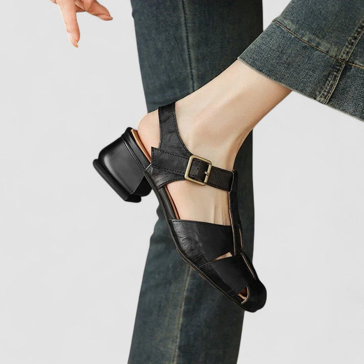 AMELIA™ | ZAPATOS MARY JANE ORTOPÉDICOS DE PIEL GENUINA