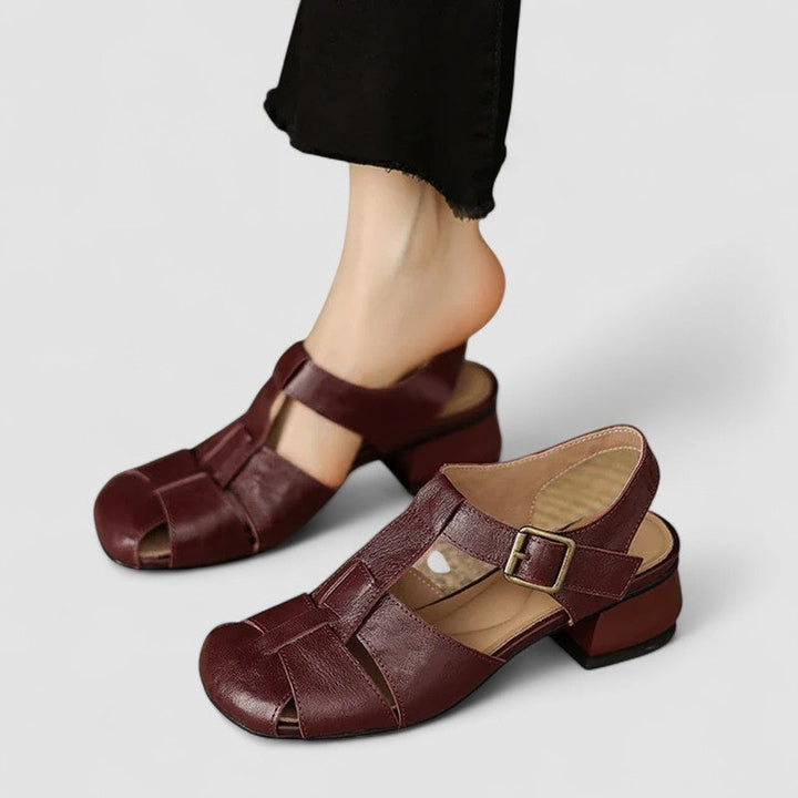 AMELIA™ | ZAPATOS MARY JANE ORTOPÉDICOS DE PIEL GENUINA