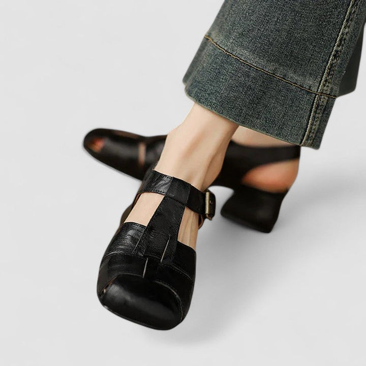 AMELIA™ | ZAPATOS MARY JANE ORTOPÉDICOS DE PIEL GENUINA