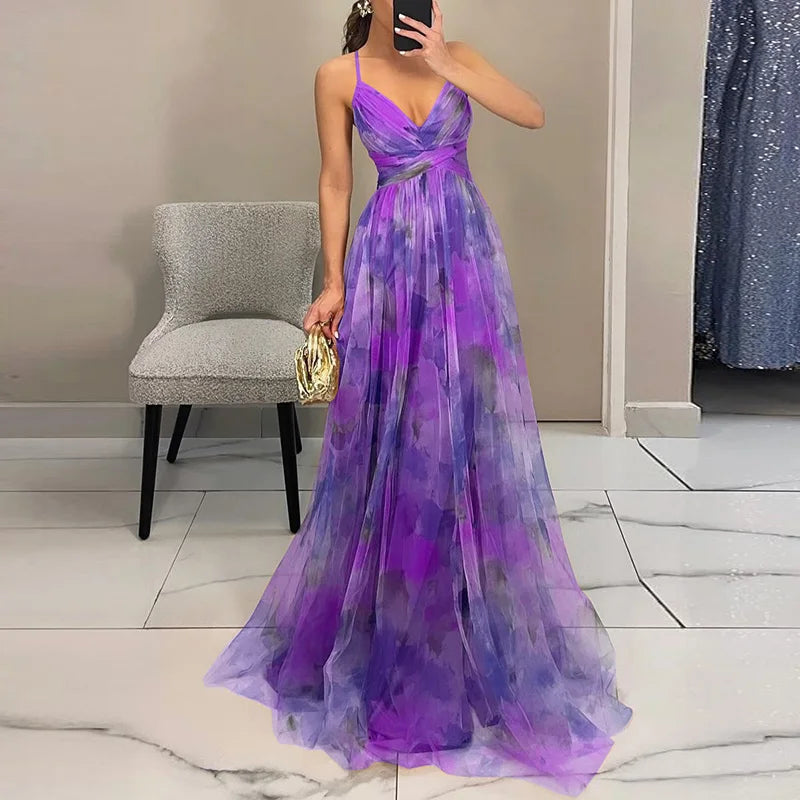 Giselle | Maxi vestido con estampado floral