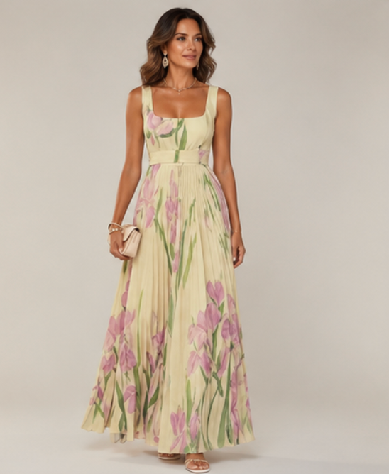 Isabela™ | Vestido largo floral elegante
