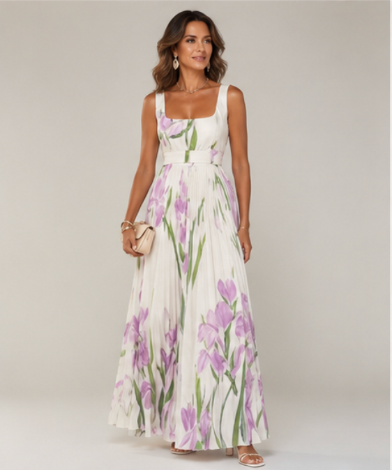 Isabela™ | Vestido largo floral elegante