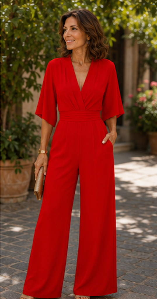 Celia | Mono de mujer con diseño ajustado y pernera ancha