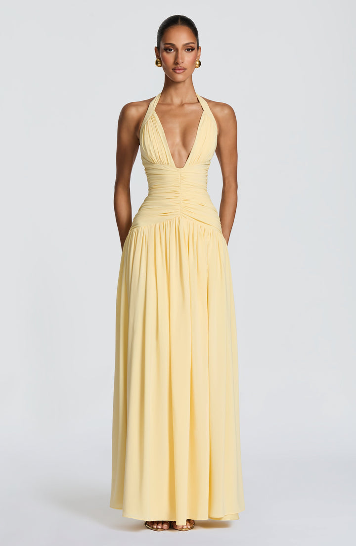 Vestido Martina™ -  Elegancia fluida con escote halter
