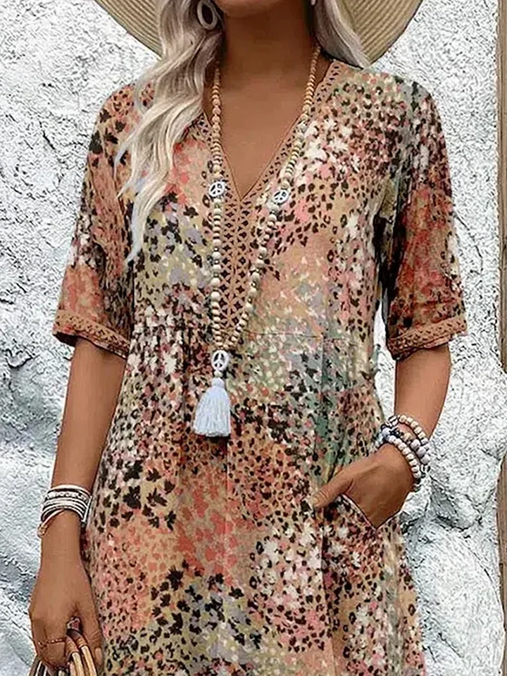 Dania™ | Vestido midi cómodo con bolsillos