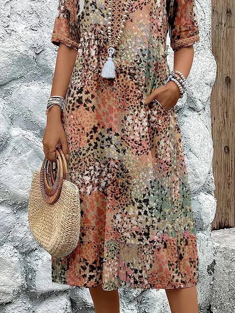 Dania™ | Vestido midi cómodo con bolsillos