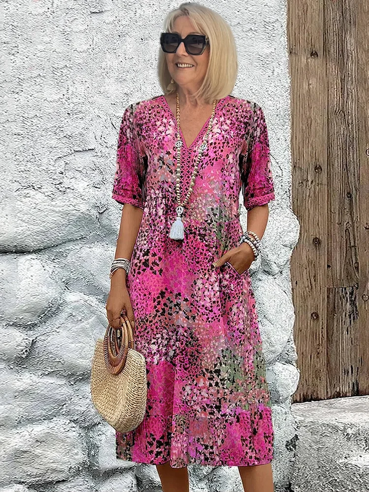 Dania™ | Vestido midi cómodo con bolsillos