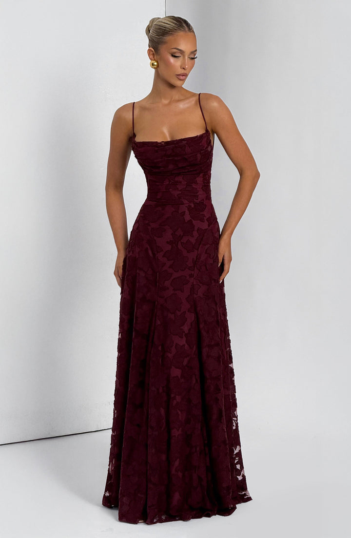 Vestido Manuela™ -  Elegancia fluida con acabado sofisticado