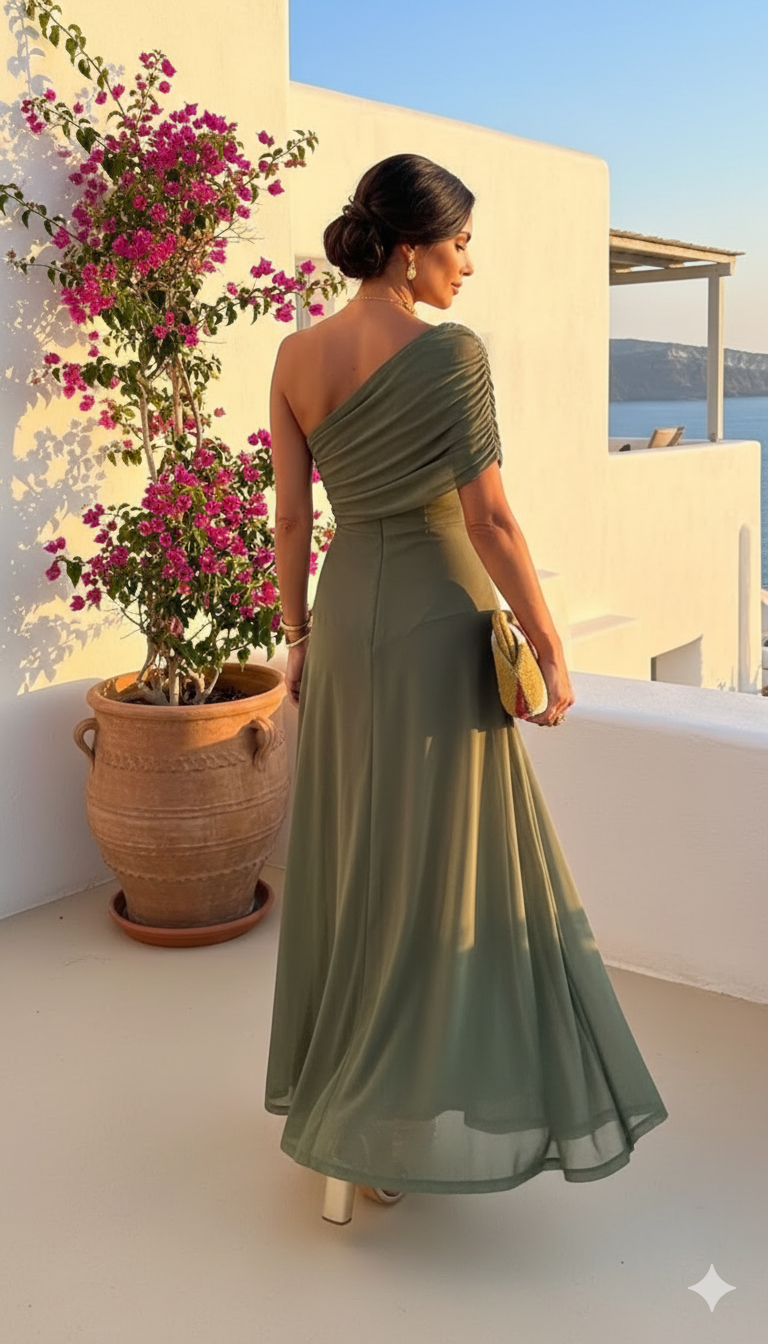 Isabella · Vestido maxi elegante de caída ligera