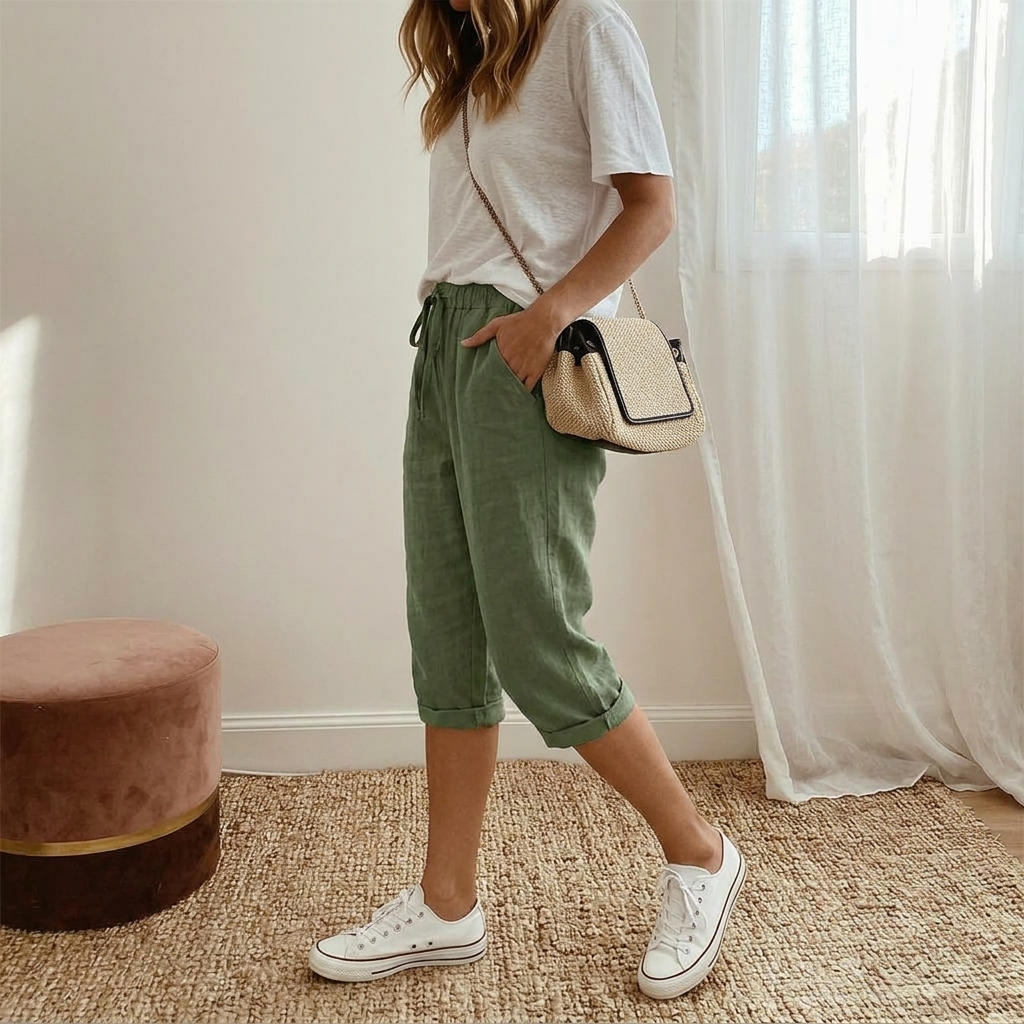 Lyora™ | Pantalones Capri para un Estilo Diario Sin Esfuerzo