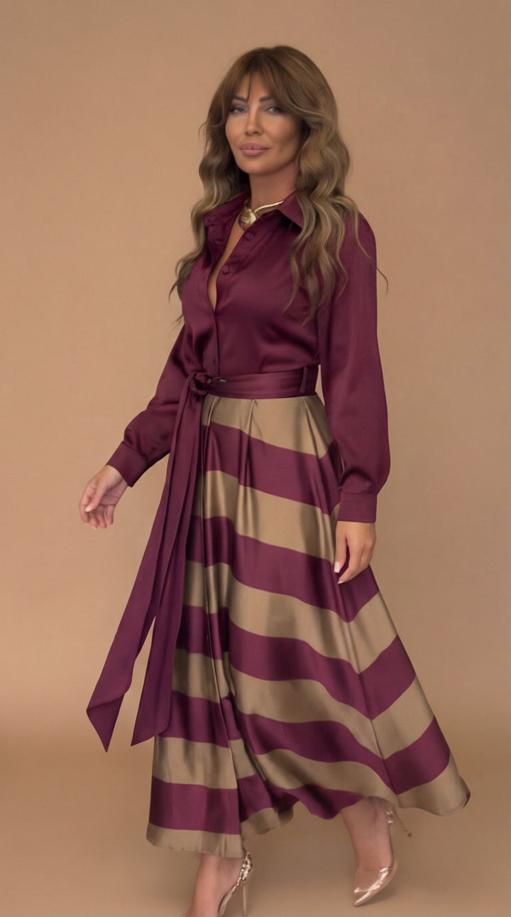 Vestido Rioja - Elegante con lazo