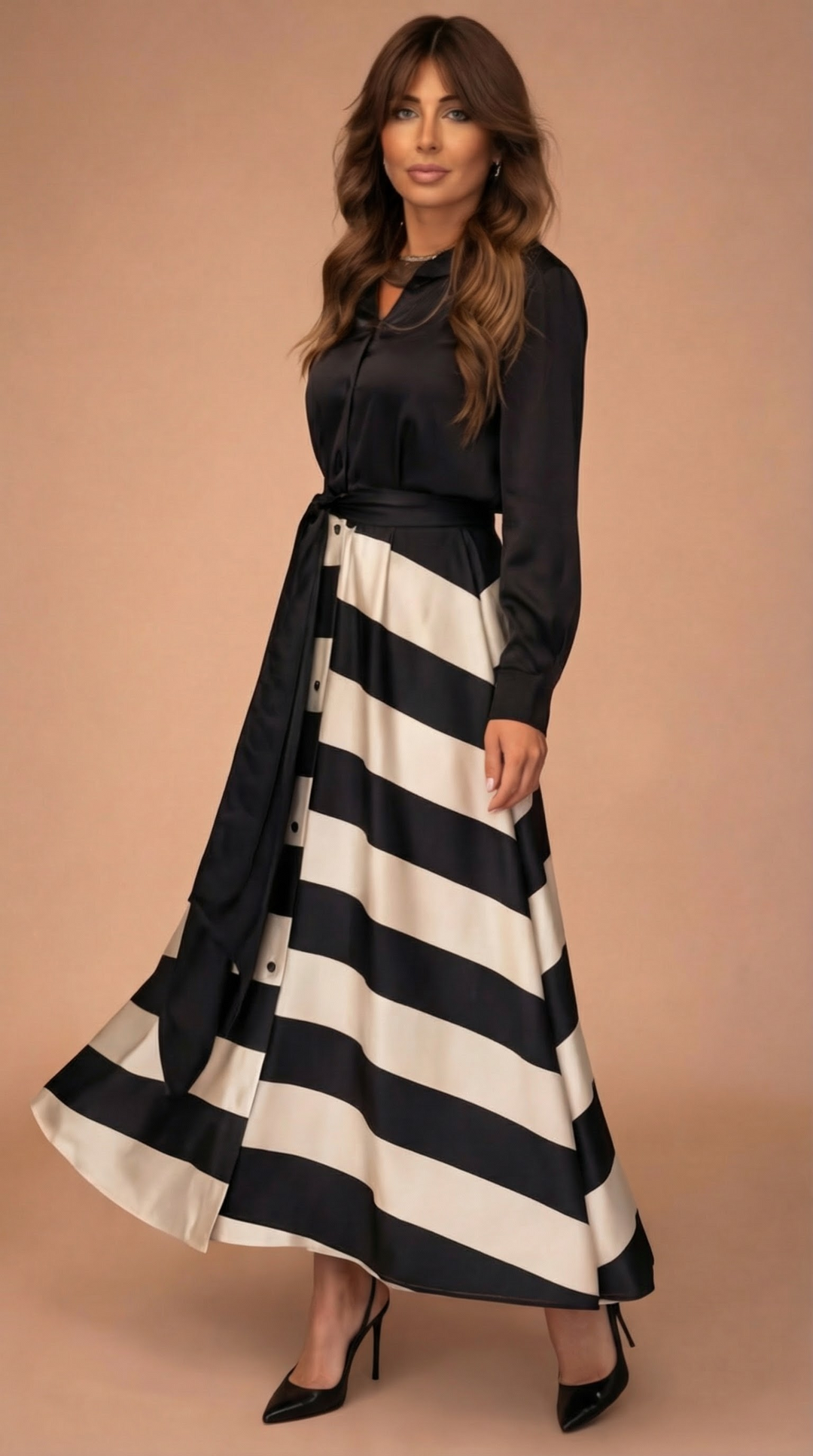 Vestido Rioja - Elegante con lazo